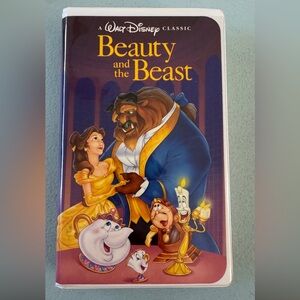 Disney Beauty and the Beast VHS - Purple and Yellow